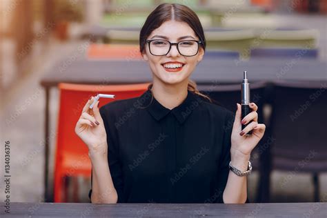 Beautiful Brunette With Glasses Photos Adobe Stock