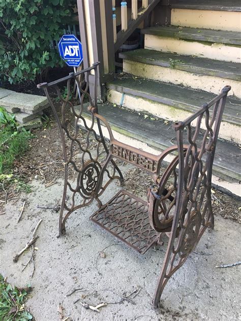 Antique Singer Mfg Co. Sewing Machine Cast Iron Base only | Etsy