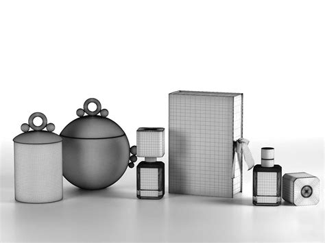 Collection Of Perfumes 3D Model CGTrader