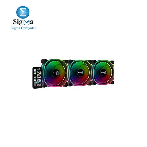 Aerocool Astro 12 Pro 12CM ARGB FANS x 3 | H66F HUB x 1 | REMOTE ...
