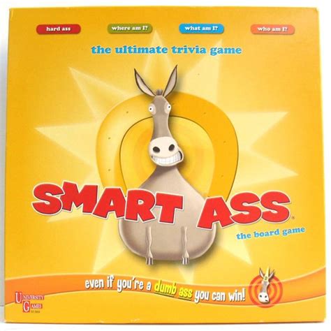 University Games Games New University Games Smart Ass Board Game Trivia Poshmark