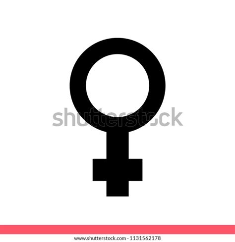 Sex Vector Icon Woman Symbol Simple Stock Vector Royalty Free Shutterstock