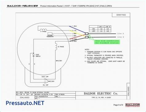 Leeson Motor Wiring Schematic