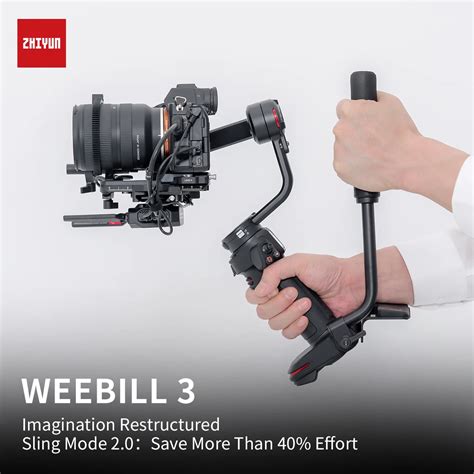 Zhiyun Weebill Gimbal De V Deo Profissional Port Til Estabilizador