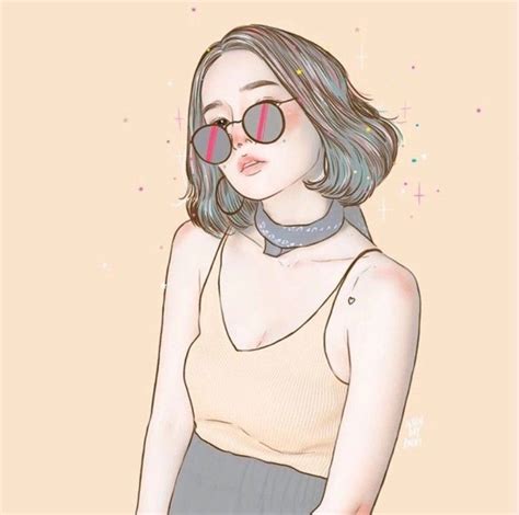 รูปการ์ตูน ผู้หญิง แบบเท่ๆ งานอาร์ต Girl อัพเดทภาพใหม่ Fashion Art