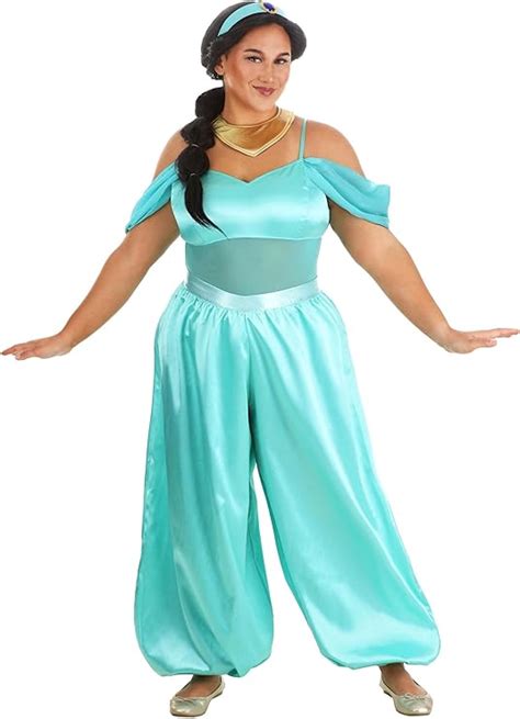 Disney Aladdin Jasmine Costume Plus Size Women S Jasmine Halloween Costume Plus