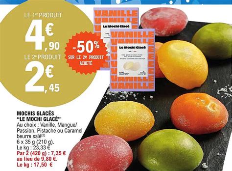 Promo Mochis Glac S Le Mochi Glac Chez E Leclerc Icatalogue Fr