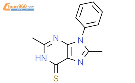 100841 40 5 6H Purine 6 thione 1 9 dihydro 2 8 dimethyl 9 phenyl 化学式