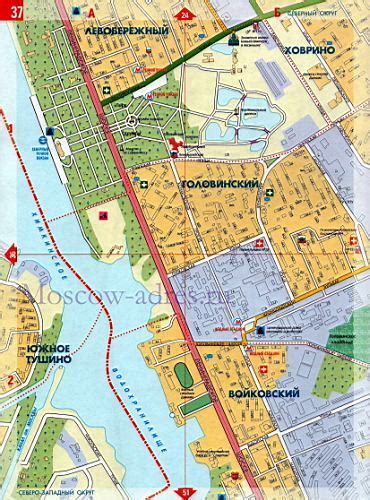 Карта СЗАО Москвы. Подробная карта СЗАО Северо-западного округа г ...