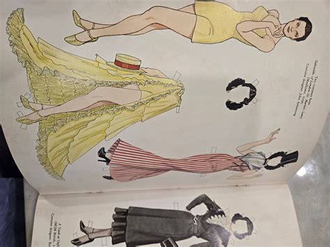 Vivien Leigh Paper Dolls In Full Color By Tom Tierney Etsy