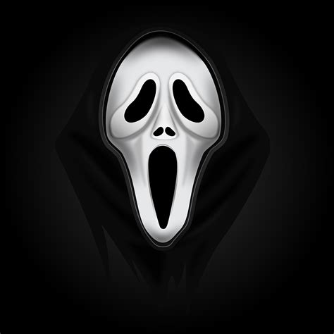 Scream mask illustration :: Behance