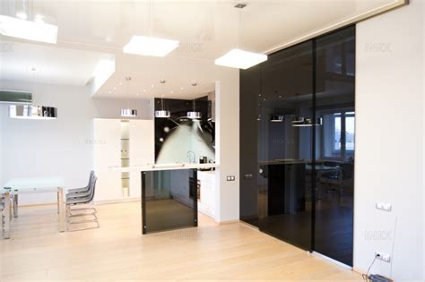 Откатные перегородки в частной квартире, Челябинск