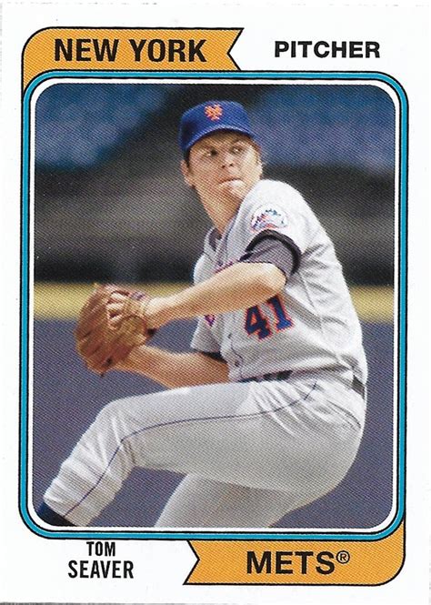 Tom Seaver Topps Archives New York Mets Baseball Card