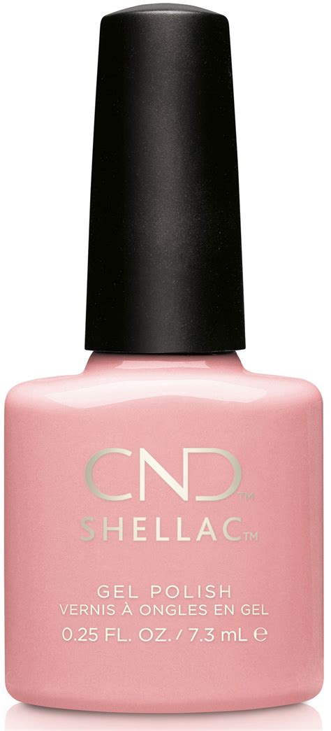 Shellac Nude Knickers לק ג ל היפואלרגני בצבע ניוד טבעי חצי שקוף לק ג ל היפואלרגני CND Shellac