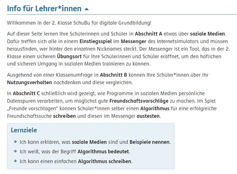 Lehrplanbezug Digitale Grundbildung SchuBu