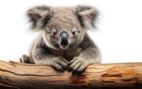 Koala Aislado En Un Fondo Transparente Foto Premium