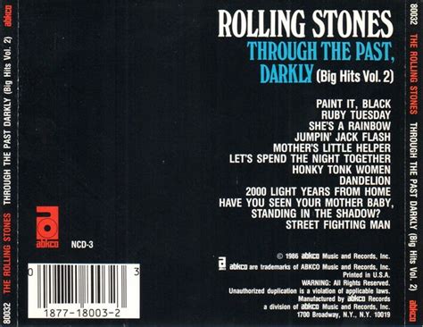 Rolling Stones Through The Past Darkly Big Hits Vol