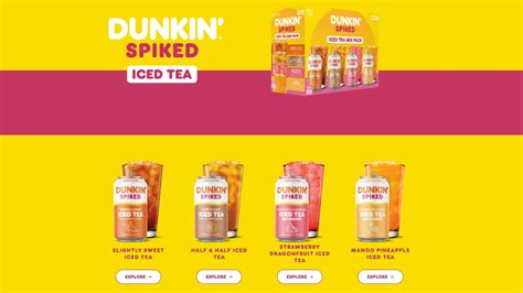 Dunkin Introducing Spiked Coffee Iced Tea Tv