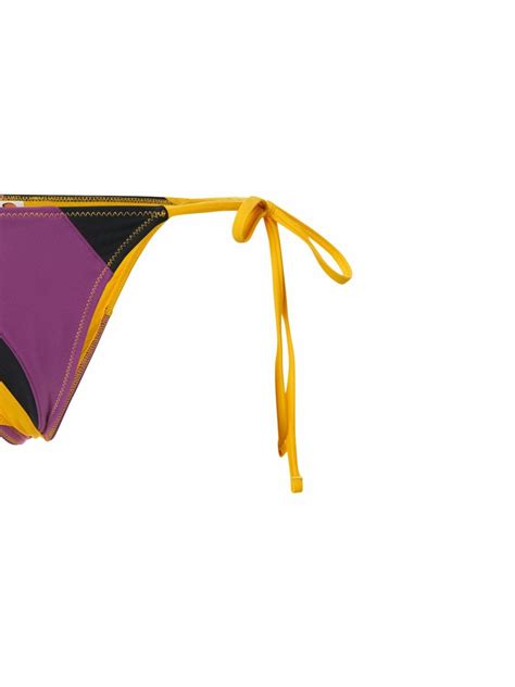 TROPIC OF C Patchwork Praia Bikini Bottoms Tropic Of C