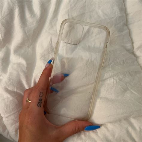 Clear iPhone11 pro case #11pro #cleariphonecase... - Depop