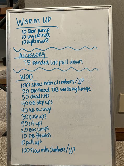 Tabata Warm Up Exercises for WOD Workout