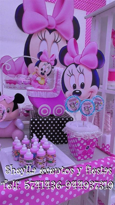 Pin de Sheylla eventos Decoración de en Minnie Fiesta infantil