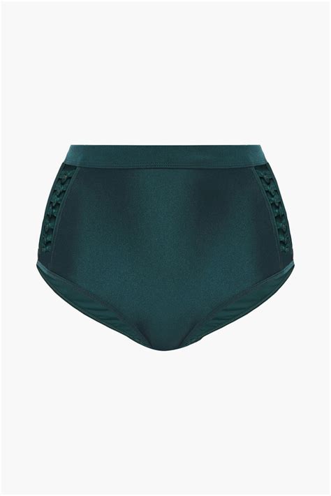 Zimmermann Cutout High Rise Bikini Briefs ShopStyle Two Piece Swimsuits