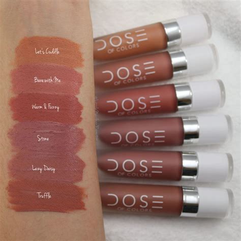 Dose Of Colors Liquid Lipsticks Review ~ Littlenuclearreactor Liquid Lipstick Swatches