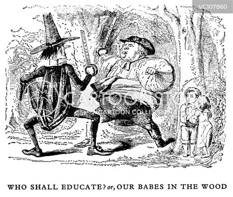 Education Act 1870 Vintage and Historic Cartoons