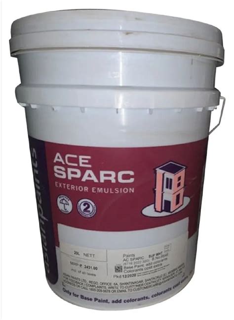 Asian Paints Ace Sparc Interior Emulsion Litre At Bucket In