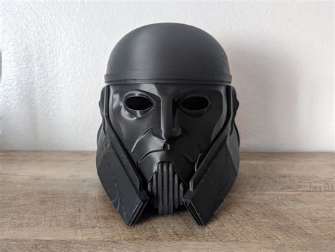 Captain Enoch Night Trooper Helmet Realistic 3d Printed Wearable Etsy