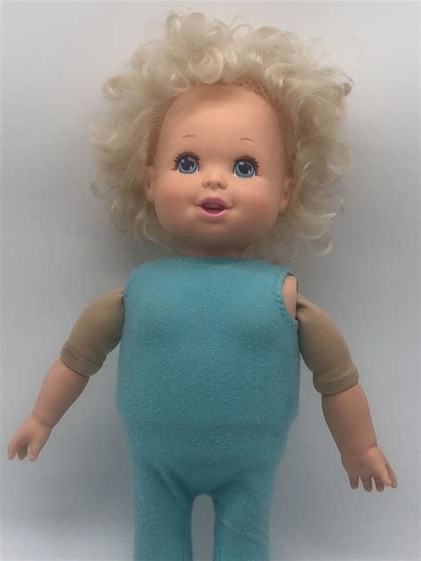 Vintage Baby Grows Up Doll Playmates 1987 Blonde Hair Original Leotard