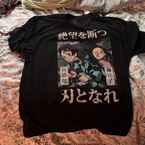 Demon Slayer T Shirt From Hot Topic XL Depop
