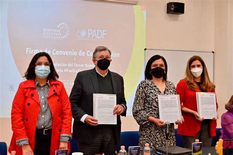 La Seseap Y La Padf Firman Convenio De Colaboración Para Desarrollar Herramientas De Prevención