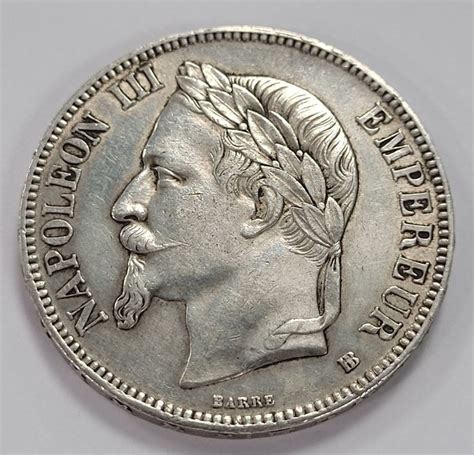 France Napoléon III 1852 1870 5 Francs 1868 BB Catawiki