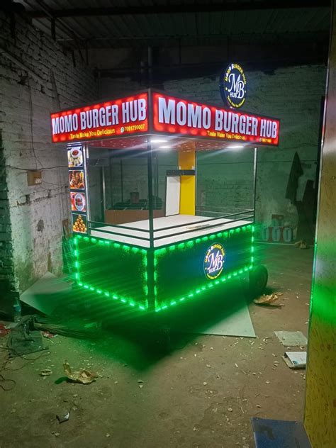 Stainless Steel Food Cart Momo For Road Side Stall Load Capacity 500 Kg At Rs 65000 In Patna