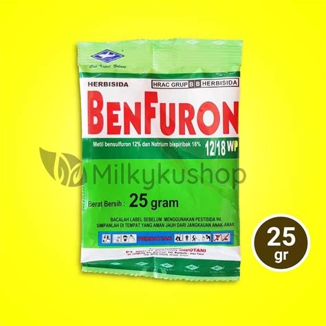 jual benfuron   wp berat  gram herbisida shopee indonesia