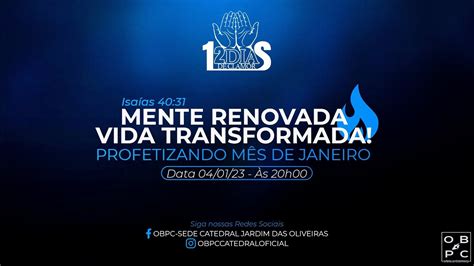 Dias De Clamor I Dia Mente Renovada Vida Transformada I