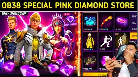 New Pink Diamond Store Freefire Pink Diamond Event Return Pink