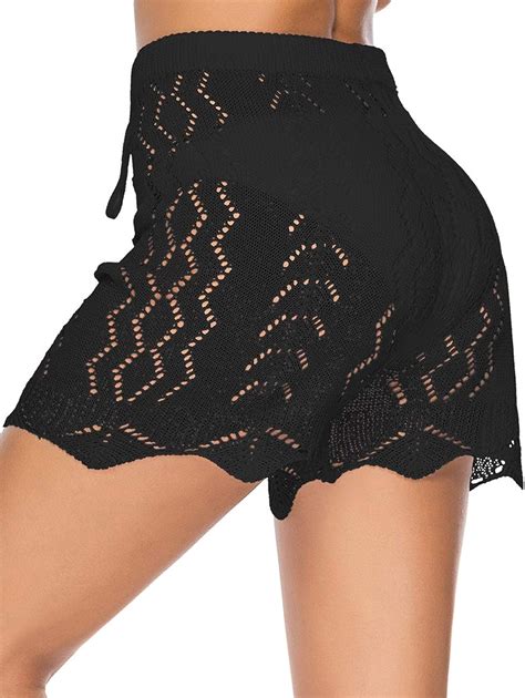 Kistore Womens Crochet Net Hollow Out Beach Pants Sexy Swimsuit Cover