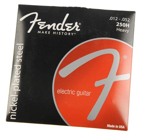 Fender 250H Nickel Plated Struny Do Gitary Elektrycznej 12 52 Cena