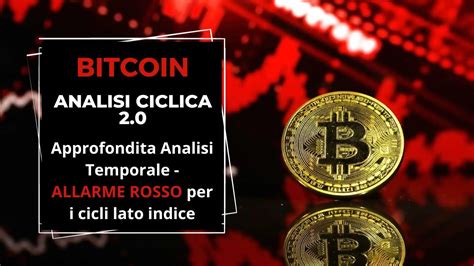 Analisi Ciclica Bitcoin Approfondita Analisi Temporale Allarme