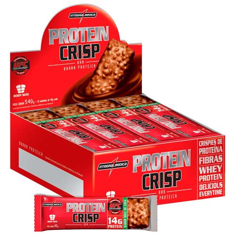 Barra De Proteína Integralmédica Protein Crisp Doce De Coco 12