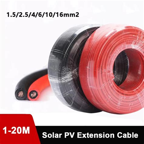 Solar Panel Extension Cable 10 6 4 2 5 Mm2 16 14 12 10 8 6AWG