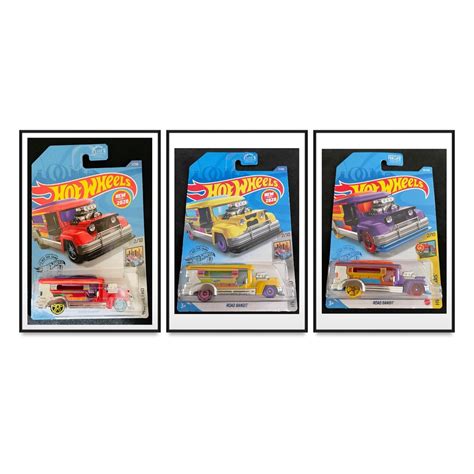 Hot Wheels Road Bandit Purple Red Yellow D Shopee Philippines