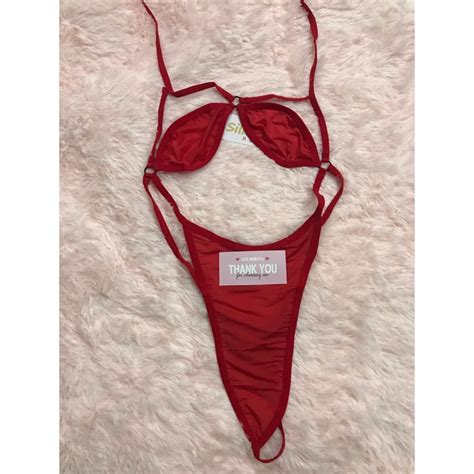 Bikini thun ôm body Bộ lót nữ 1 mảnh Nội y nóng bỏng CICI HCM CL10 Ship hỏa tốc HCM