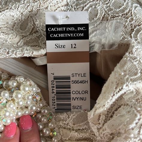 Cachet Dresses Cachet Long Ivory And Nude Lace Dress Poshmark