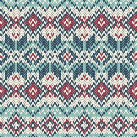 Christmas Knitting Seamless Pattern Images Stock Photos D