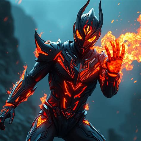 Ultraman Fire Black Armor Epic Ultraman Fire In Black Ar
