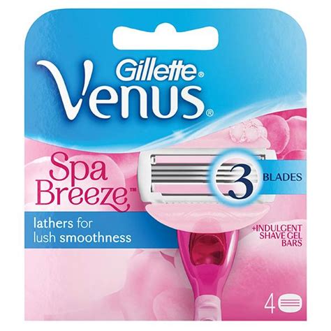 gillette venus breeze spa blades